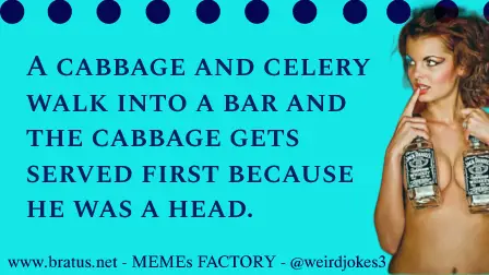 Bar Jokes meme.