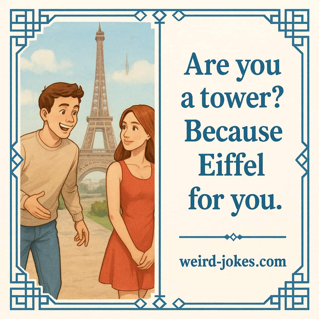 Are you a tower? Because Eiffel for you.