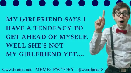 Girlfriend and Boyfriend Jokes meme.