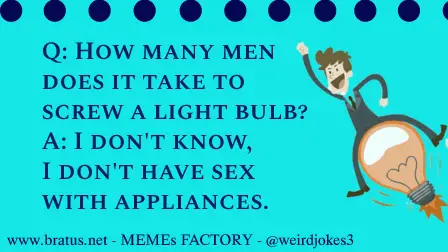 Lightbulb jokes collection.