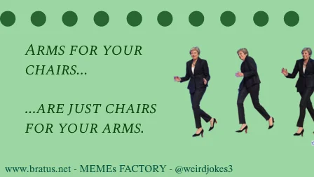 Arms for your chairs are just chairs for your arms.