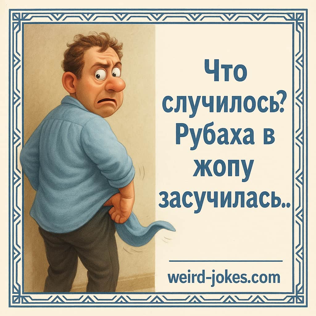 Что случилось? Рубаха в жопу засучилась…