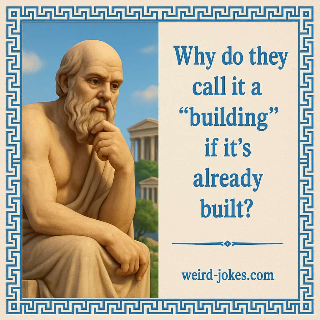 Why do they call it a building if it’s already built?